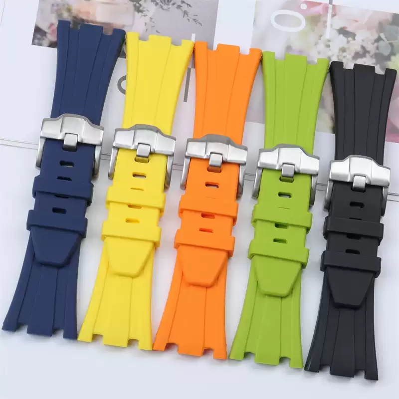 Audemars Piguet Watch Royal Oak - 28mm Silicone Watchband for AP Audemars