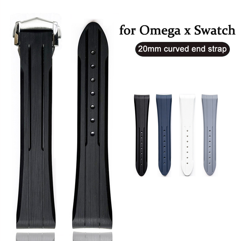 Omega Watch Speedmaster - 20mm Rubber Strap for Omega X