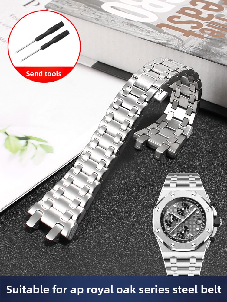 Audemars Piguet Watch Royal Oak Offshore - Stainless Steel Watch Strap for AP