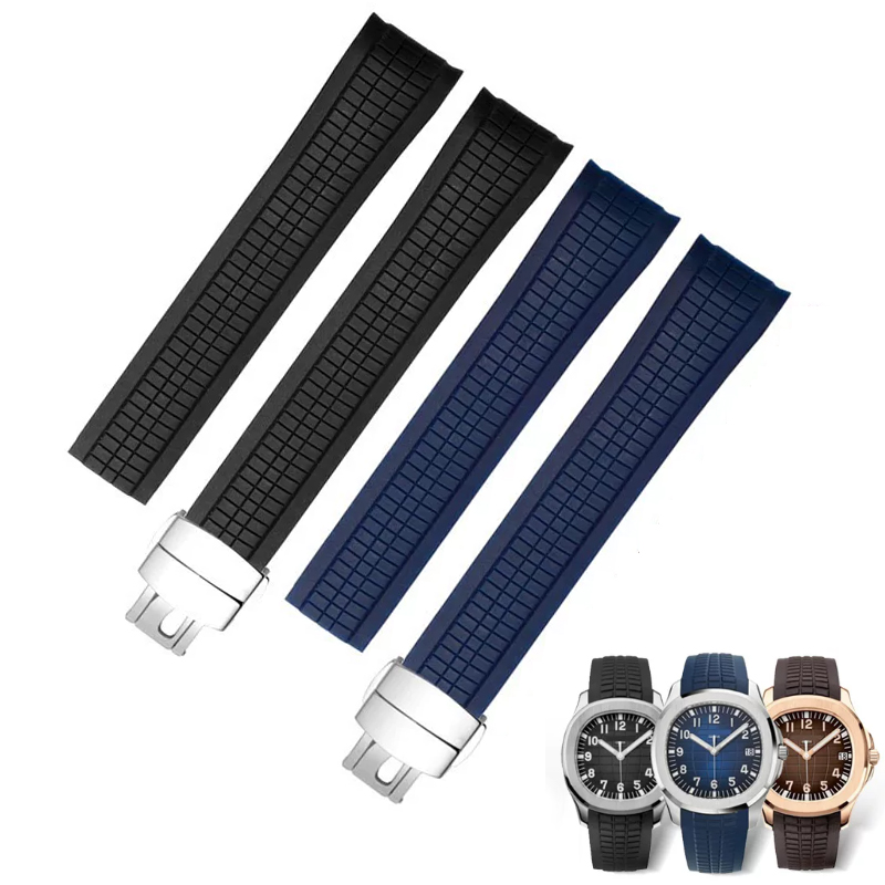 Patek Philippe Watch Aquanaut - Soft Rubber Watch Band Aquanaut Fits