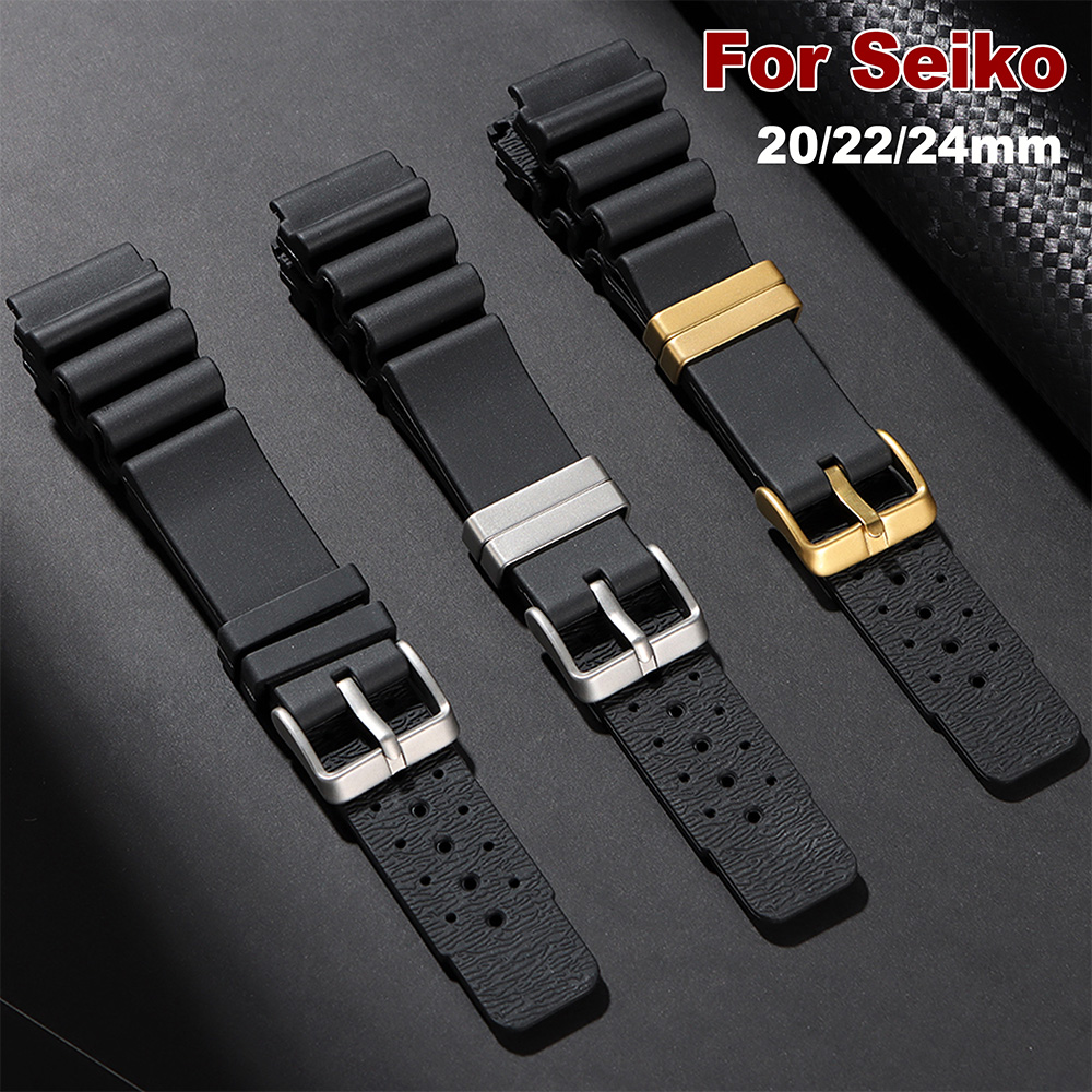Silicone Watch Strap 20mm 22mm - Citizen Watch Promaster ulasan dan harga