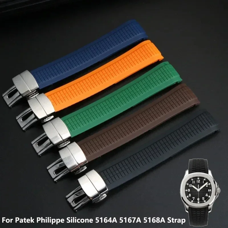 Rubber Watchband Aquanaut Fits - Patek Philippe Watch Aquanaut ulasan dan harga