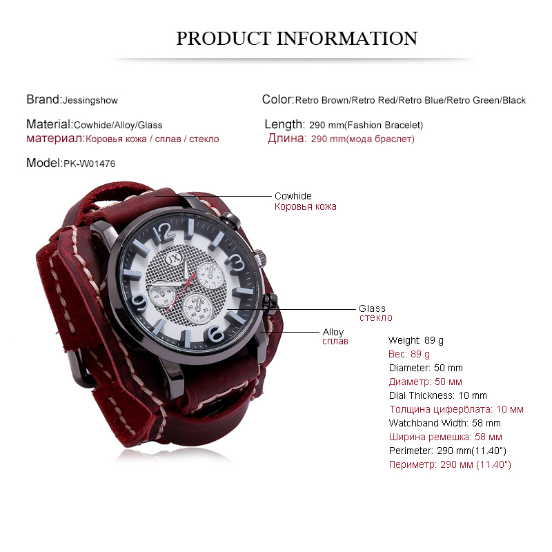 New Retro Mens Watches Genuine - Leather Watch Band Men ulasan dan harga