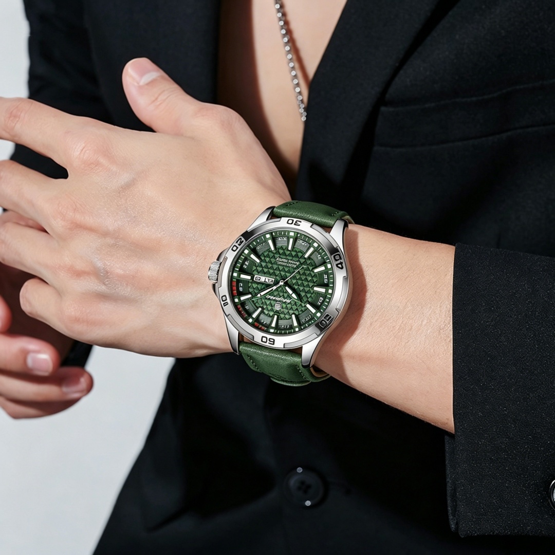 PAAZOMU Luxury Brand Men Watch - Leather Watch Band Men ulasan dan harga