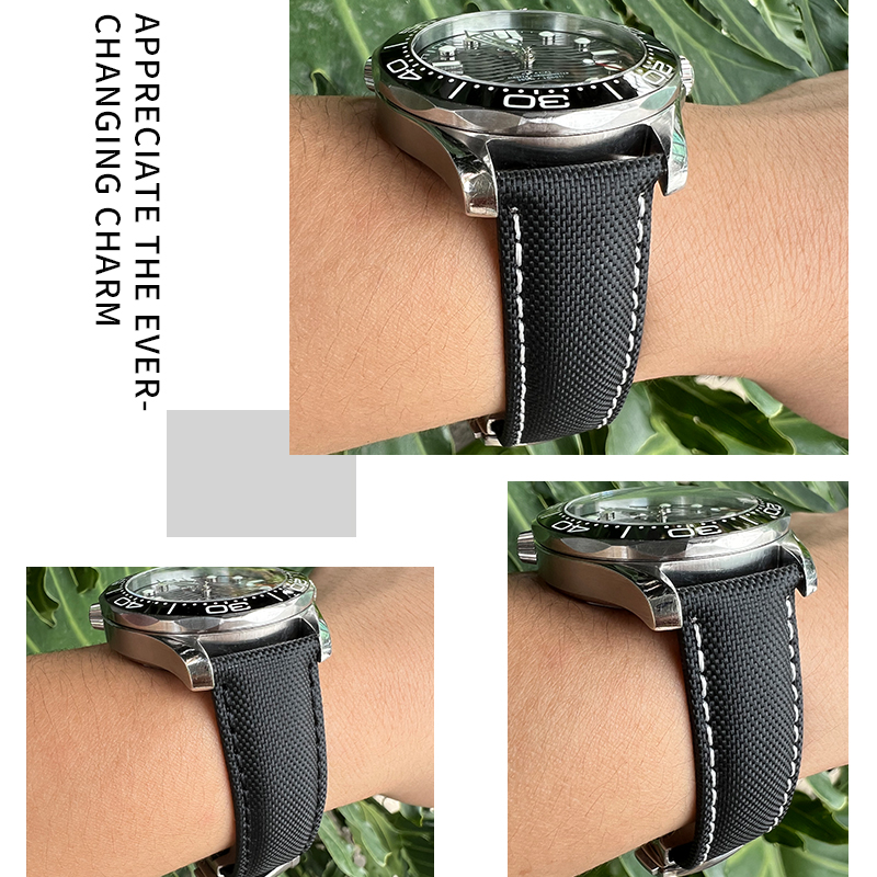 19mm 20mm 21mm 22mm Nylon Leat - Omega Watch Speedmaster ulasan dan harga