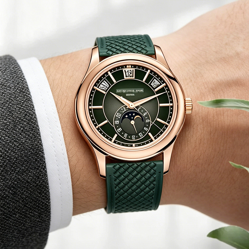 Fluorine rubber watch strap do - Patek Philippe Watch Calatrava ulasan dan harga
