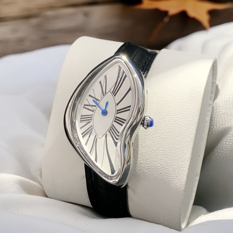Medieval alien watches melt an - Leather Watch Band Men ulasan dan harga