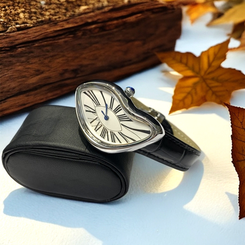 Medieval alien watches melt an - Leather Watch Band Men ulasan dan harga