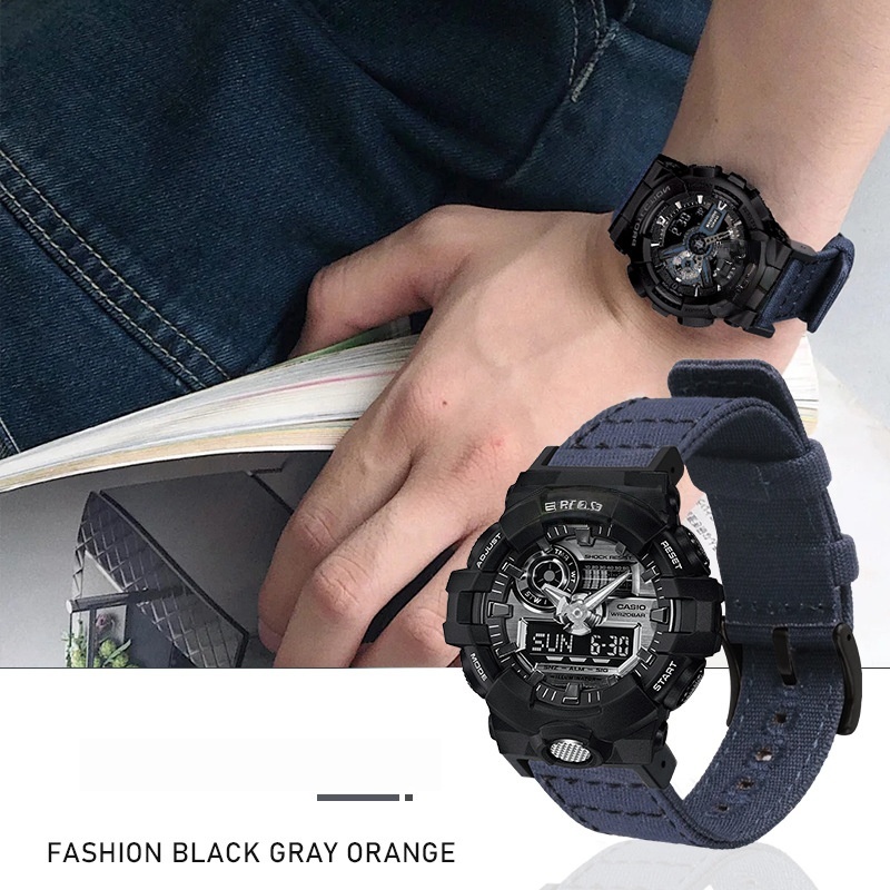 Nylon Strap For Casio 16mm Wat - Casio Watch G-Shock Dw-5600 ulasan dan harga