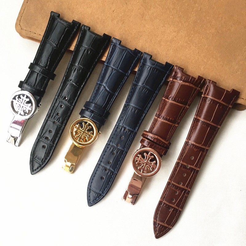 Leather Watch strap compatible - Patek Philippe Watch Nautilus ulasan dan harga