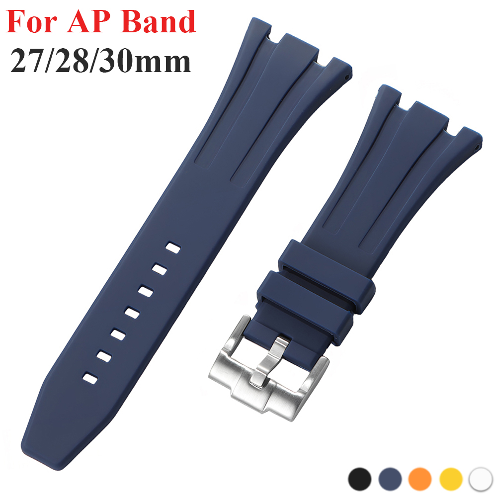 27mm 28mm 30mm Rubber Strap fo - Audemars Piguet Watch Royal Oak ulasan dan harga