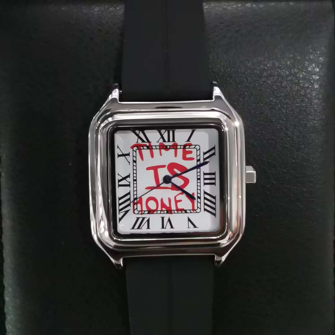 TIME IS MONEY Men's Waterproof - Cartier Watch Santos ulasan dan harga