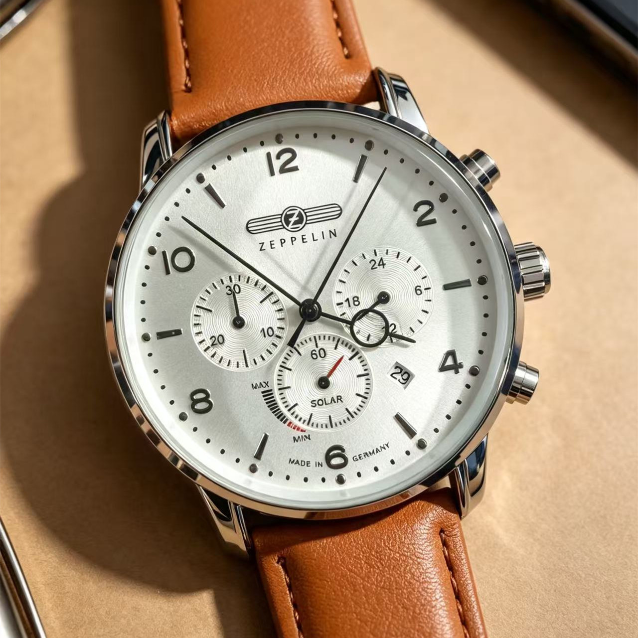 Zeppelin Airship Automatic Dat - Leather Watch Band Men ulasan dan harga