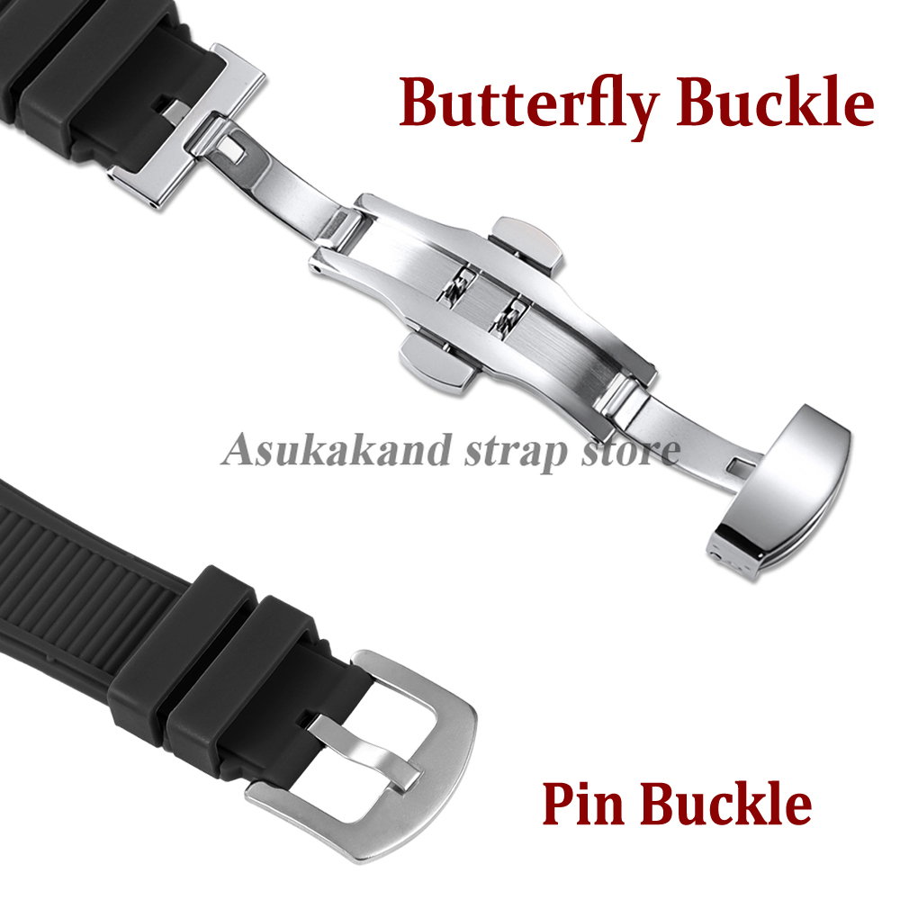 Silicone Watch Strap 25*13mm F - Patek Philippe Watch Nautilus ulasan dan harga
