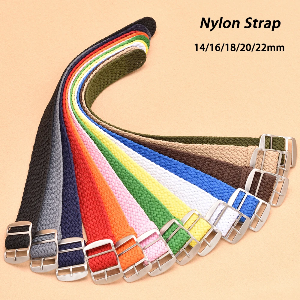 Woven Nylon Watch Strap 14mm 1 - Perlon Strap Woven ulasan dan harga