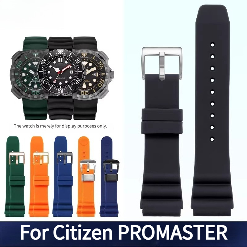 Convex-edge silicone watch str - Citizen Watch Promaster ulasan dan harga