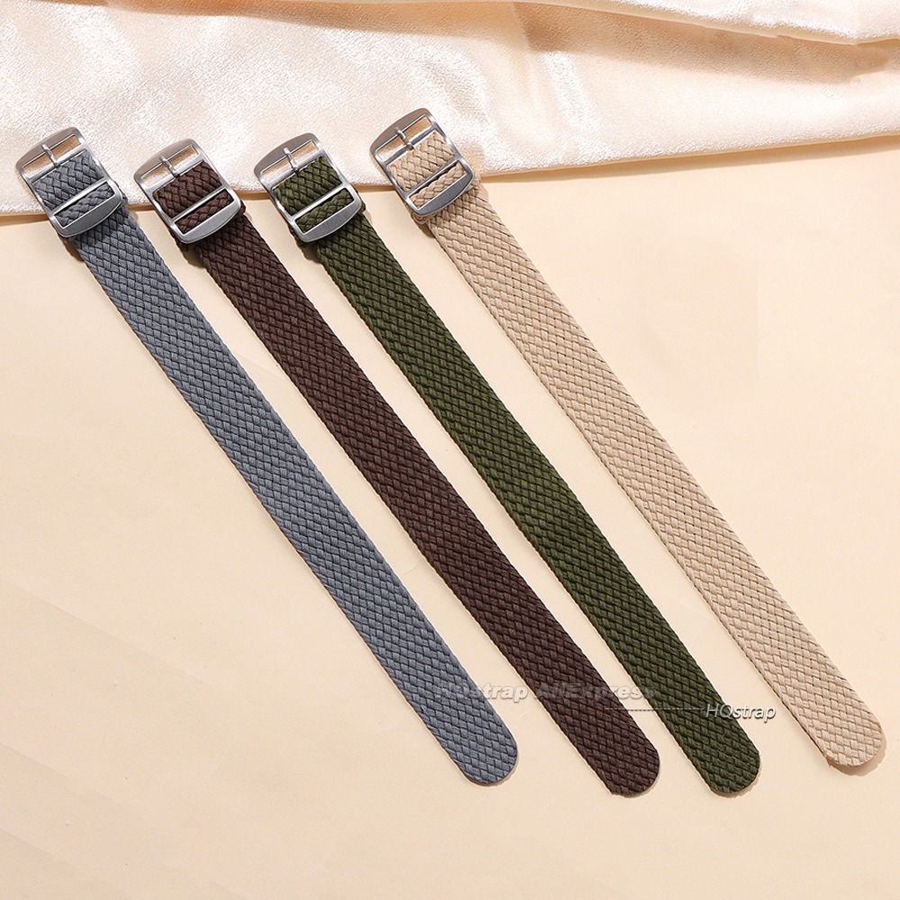 Nylon Woven Canvas Watch Band  - Perlon Strap Woven ulasan dan harga